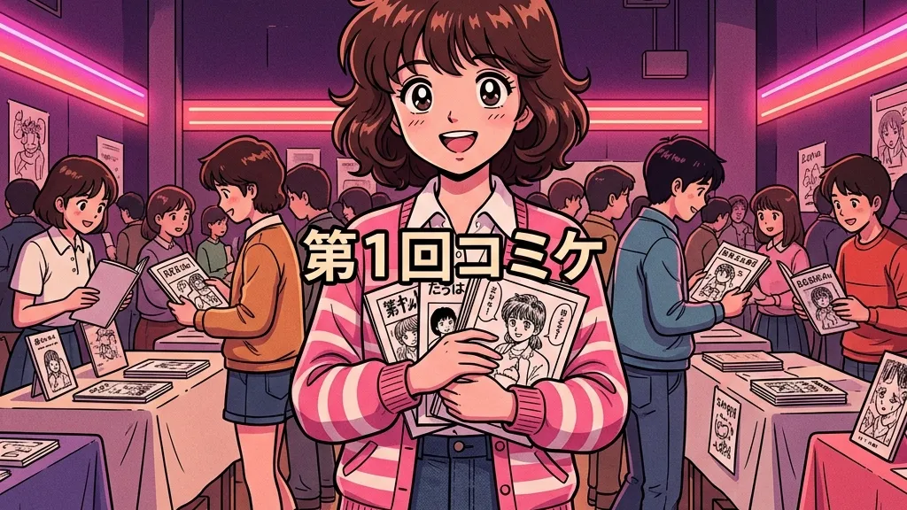 第1回コミックマーケットの歴史と軌跡