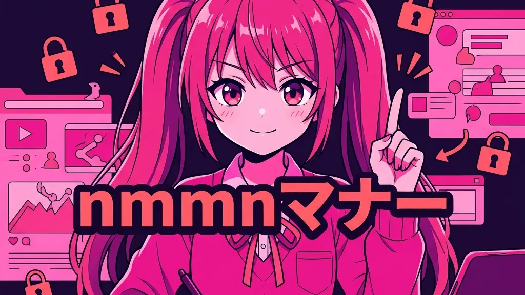 ナマモノ（nmmn）二次創作のルールと鍵垢マナー
